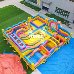 Parque de atracciones hinchable comercial de alta calidad