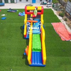 Customized Extreme Skateboarding Game Inflatable Slide