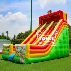 23 pies de altura Comercial tobogán inflable seco para la venta