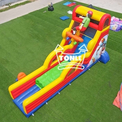 Customized Extreme Skateboarding Game Inflatable Slide