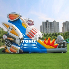 Air bot inflatable slide for sale