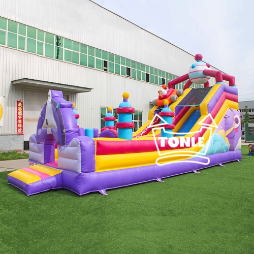 Best quality spaceship inflatable slide for sale