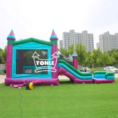 Надувная лунная дорожка Wet & Dry Inflatable Moonwalk bounce castle slide Combo