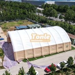 Tenda insuflável gigante para eventos comerciais personalizada por atacado