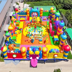 Hinchable gigante comercial para exteriores Parque infantil temático Parque de atracciones hinchable