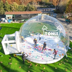 Transparentes aufblasbares Bubble House Aufblasbares Kuppelzelt