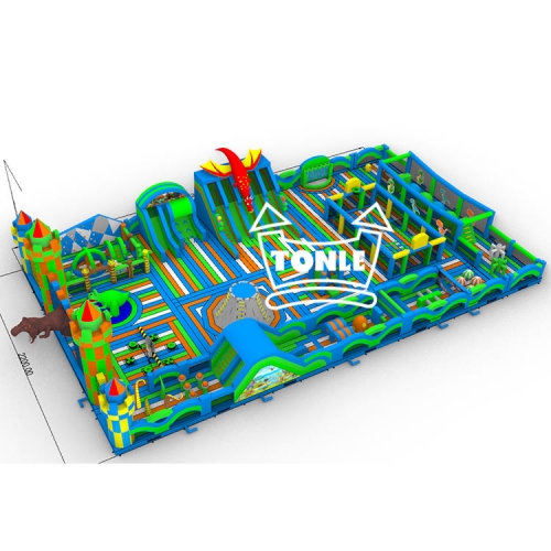 China Wholesale Outdoor Giant Commercial Inflatable Theme Park Inflatable Amusement Park