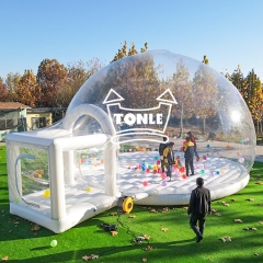 Transparentes aufblasbares Bubble House Aufblasbares Kuppelzelt