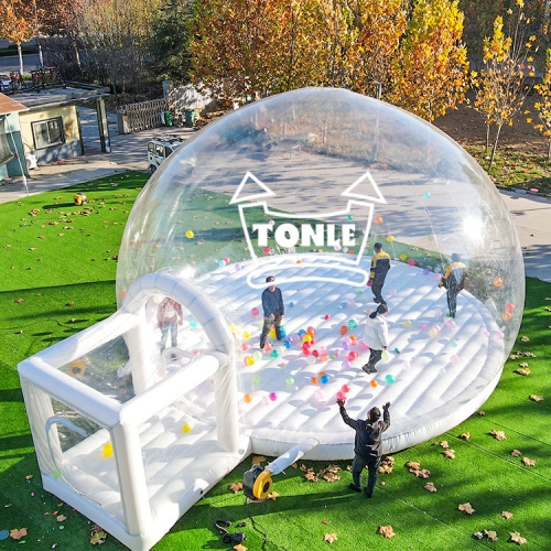 Transparentes aufblasbares Bubble House Aufblasbares Kuppelzelt