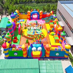 Hinchable gigante comercial para exteriores Parque infantil temático Parque de atracciones hinchable