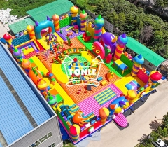 Hinchable gigante comercial para exteriores Parque infantil temático Parque de atracciones hinchable