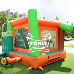 factory Inflatable Jungle Castle Slide Bouncer for sale