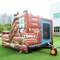 China supplier Pirate Ship Theme Inflatable Jumping Castle Bouncer slide combo