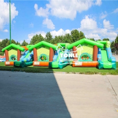 factory Inflatable Jungle Castle Slide Bouncer for sale