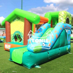 fábrica inflable castillo de la selva tobogán gorila para la venta