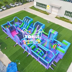 Comercial Adultos niños al aire libre Parque de juegos inflables Parques temáticos