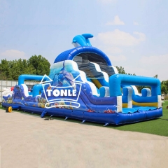 ocean animal world Inflatable Obstacle Course