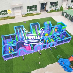 Comercial Adultos niños al aire libre Parque de juegos inflables Parques temáticos