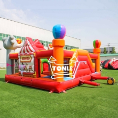 Circo niños inflable Toddler ciudad pequeña diversión para la venta