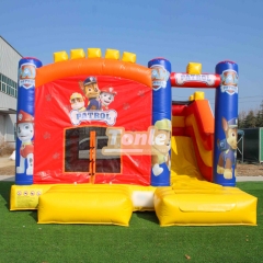 Commercial Paw Patrol Inflatable slide Jumping combo