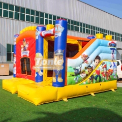 Commercial Paw Patrol Inflatable slide Jumping combo