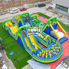 Chine Factory Export Commercial Inflatable obstacle course
