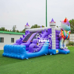 China proveedor Dinosaurio inflable saltar Castillo Combo para la venta