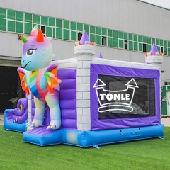 China supplier Dinosaur Inflatable Jumping Castle Combo for sale