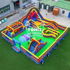 60ft kids Adult Inflatable Play Equipment Commercial Game Park