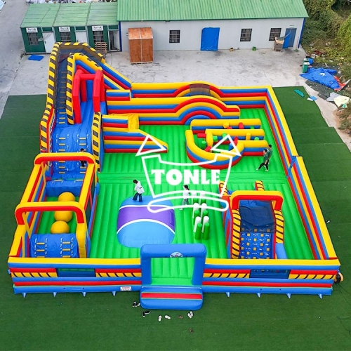 60ft kids Adult Inflatable Play Equipment Commercial Game Park