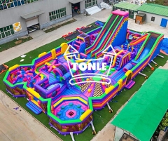 La mejor calidad comercial inflable gigante parques temáticos de atracciones