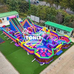 La mejor calidad comercial inflable gigante parques temáticos de atracciones