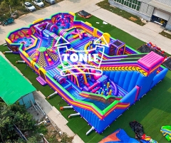 La mejor calidad comercial inflable gigante parques temáticos de atracciones