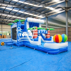 inflatable Sunshine Wave water slide Combo