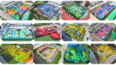 Le grand parc de rebond gonflable le plus populaire. aire de jeux gonflable