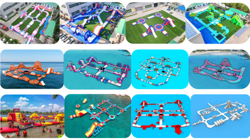 Parc d'attractions gonflable 21FT personnalisé par le fabricant