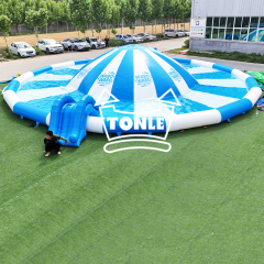 inflatable  ground water park jump cloud with  Swimming Pool Equipment