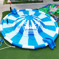 inflatable  ground water park jump cloud with  Swimming Pool Equipment