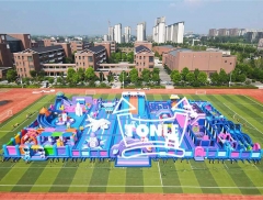 Preço de atacado de fábrica personalizado o maior parque de diversões inflável temático do mundo