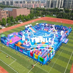 Preço de atacado de fábrica personalizado o maior parque de diversões inflável temático do mundo