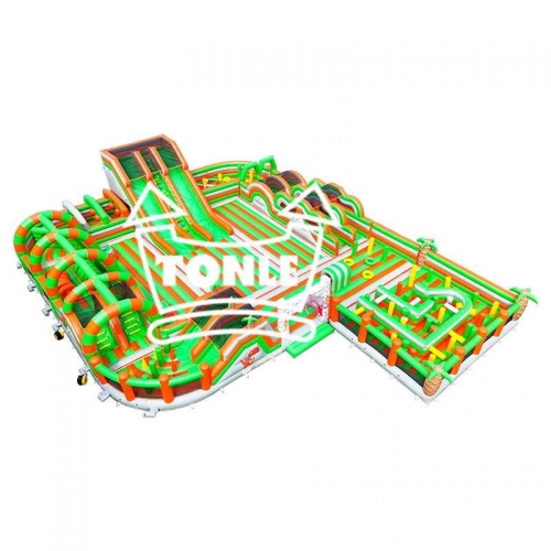 Fournisseur d'usine de Tonle, parc à thème gonflable, aire de jeux américaine
