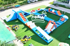 Морской надувной аквапарк, надувной аквапарк, плавучий аквапарк