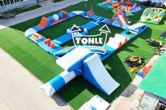 Морской надувной аквапарк, надувной аквапарк, плавучий аквапарк