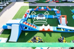 Морской надувной аквапарк, надувной аквапарк, плавучий аквапарк