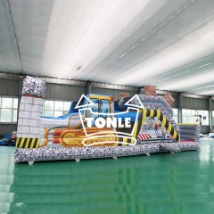 Factory exports commercial-grade child fire truck obstacle courses