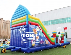 Spaceman Commercial Inflatable Barrier Course