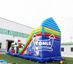 Spaceman Commercial Inflatable Barrier Course