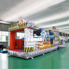 Factory exports commercial-grade child fire truck obstacle courses