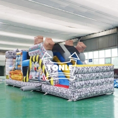 Factory exports commercial-grade child fire truck obstacle courses