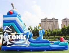 21ft outer space odyssey Inflatable water slide for sale